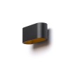 RENDL wandlamp MARIO mat zwart/goudgeel 230V LED G9 5W R12744 3
