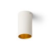 RENDL luminaire en saillie TUBA plafonnier blanc mat/jaune or 230V GU10 35W R12745 4