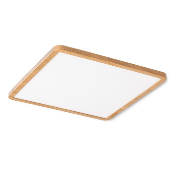 RENDL recessed light HUE SQ 22 recessed imitation beech 230V LED 24W 3000K R12789 2