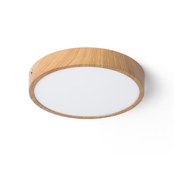 RENDL surface mounted lamp HUE R 22 ceiling imitation beech 230V LED 24W 3000K R12804 2