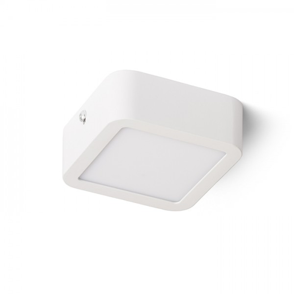 RENDL felületre szerelhető lámpatest HUE SQ 9 mennyezeti lámpa fehér 230V LED 6W 3000K R12805 1
