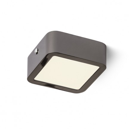 RENDL přisazené svítidlo HUE SQ 9 stropní černý chrom 230V LED 6W 3000K R12806 1
