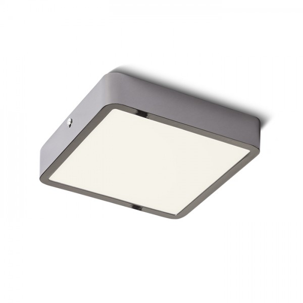 RENDL lámpara de techo HUE SQ 17 de techo cromo negro 230V LED 18W 3000K R12811 1