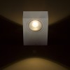 RENDL buiten lamp KORSO II wandlamp Geborsteld Aluminium 230V LED 2x3W 120° IP54 3000K R12831 6