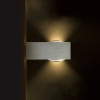 RENDL luminaria de exterior KORSO II de pared aluminio cepillado 230V LED 2x3W 120° IP54 3000K R12831 4