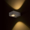 RENDL buiten lamp KORSO II wandlamp Geborsteld Aluminium 230V LED 2x3W 120° IP54 3000K R12831 2