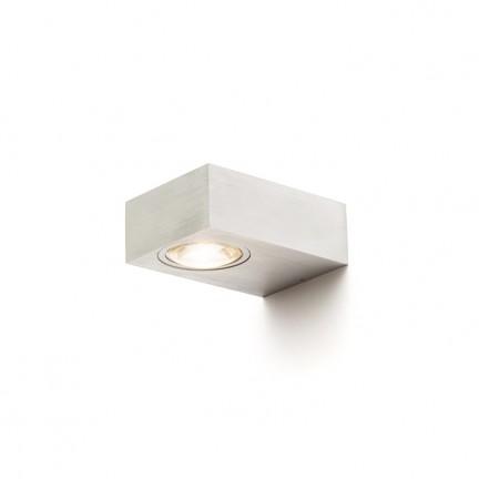 RENDL Aussenleuchte KORSO II Wandleuchte gebürstetes Aluminium 230V LED 2x3W 120° IP54 3000K R12831 1