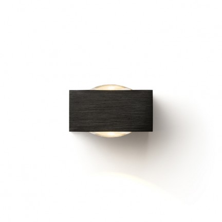RENDL buiten lamp KORSO II wandlamp zwarte elox 230V LED 2x3W 120° IP54 3000K R12832 1