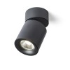 RENDL felületre szerelhető lámpatest CONDU mennyezeti lámpa fekete 230V LED 20W 24° 3000K R12840 3
