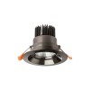RENDL Outlet SPARKLE inbouwlamp Zwart chroom 230V LED 5W 24° 3000K R12863 2