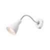 RENDL Spotlight KAYA wandlamp wit mat nikkel 230V LED E27 15W R12898 2