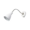 RENDL Spotlight KAYA wandlamp wit mat nikkel 230V LED E27 15W R12898 3