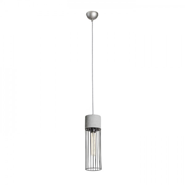 RENDL pendant lamp BURTON pendant concrete 230V LED E27 11W R12931 1