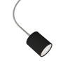 RENDL hanglamp LOYD LED I plafondlamp zwart Mat Nikkel 230V LED 4.5W 3000K R12932 4