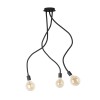 RENDL hanglamp LOYD E27 III plafondlamp zwart 230V LED E27 3x15W R12935 4