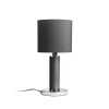 RENDL lampe de table ARTY table noir chrome 230V E27 28W R12937 3
