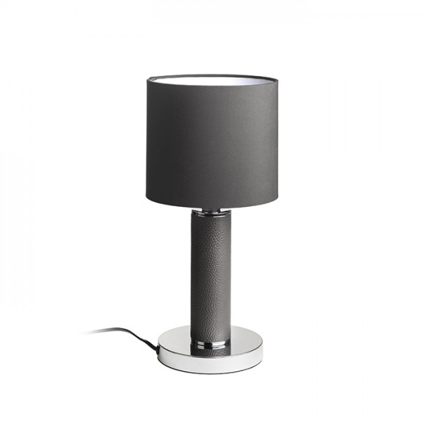RENDL lámpara de mesa ARTY de mesa negro cromo 230V E27 28W R12937 1