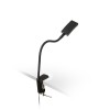 RENDL lampa de masă FRISCO D cu suport pentru clapa negru 230V LED 4.2W 120° 3000K R12941 3