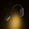 RENDL Spotlight FRISCO W wandlamp zwart 230V LED 4.2W 120° 3000K R12942 7