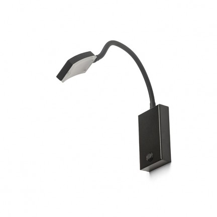 RENDL spot lámpa FRISCO W fali lámpa fekete 230V LED 4.2W 120° 3000K R12942 2