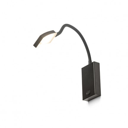 RENDL spot lámpa FRISCO W fali lámpa fekete 230V LED 4.2W 120° 3000K R12942 1