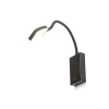 RENDL spot FRISCO W murale noir 230V LED 4.2W 120° 3000K R12942 1