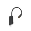 RENDL Spotlight EKE wandlamp zwart 230V LED 3W 60° 3000K R12945 2