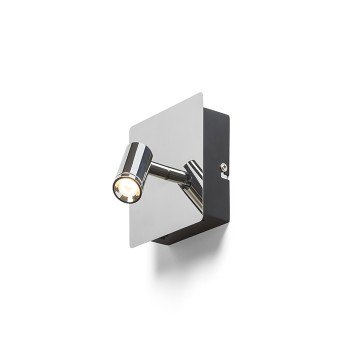 RENDL spotlight TIARA wall chrome 230V LED 2x3W 25° 3000K R12957 2