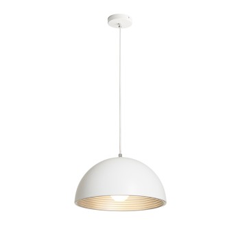 RENDL riippuvalaisin CARISSIMA 40 riippuvalaisin matta valkoinen/hopeanharmaa 230 E27 42W R13048 3