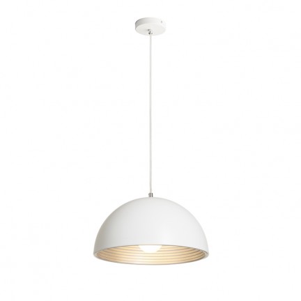RENDL pendel CARISSIMA 40 pendel mat hvid/sølvgrå 230 E27 42W R13048 1