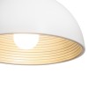 RENDL hanglamp CARISSIMA 40 hanglamp mat wit/zilvergrijs 230V LED E27 15W R13048 4