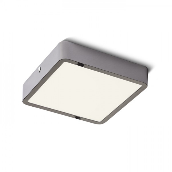 RENDL surface mounted lamp HUE SQ 17 DIMM ceiling black chrome 230V LED 18W 3000K R13084 1