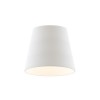 RENDL Abat-jour et accessoires pour lampes NIZZA 18/15 abat-jour Polycoton blanc/PVC blanc max. 28W R13113 4