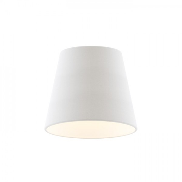 RENDL Lampenschirme und Zubehör NIZZA 18/15 Lampenschirm Polycotton weiß/weißes PVC max. 28W R13113 1