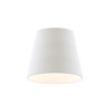 RENDL varjostimet, lisätarvikkeet, jalustat, ripustussetit NIZZA 18/15 varjostin Polycotton valkoinen/valkoinen PVC max. 28W R13113 1