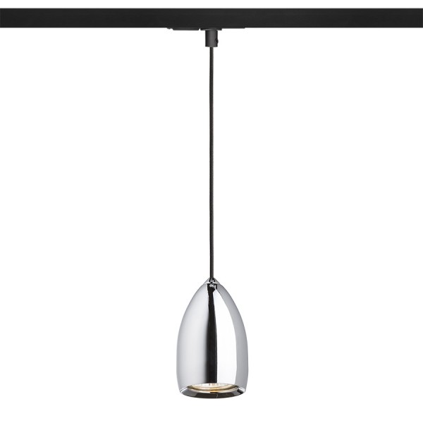 RENDL 1-Phase-Lichtsysteme BABADES für 1-Phasen-Stromschiene Chrom 230V GU10 35W R13212 1