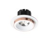 RENDL indbygget lampe SHARM R I indbygget hvid kobber 230V LED 10W 24° 3000K R13235 2
