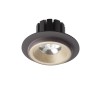 RENDL verzonken lamp SHARM R I inbouwlamp parelmoergoud/bruin 230V LED 10W 24° 3000K R13236 2