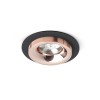RENDL recessed light SHARM R I recessed black copper/copper 230V LED 10W 24° 3000K R13238 1