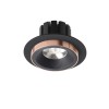 RENDL recessed light SHARM R I recessed black/black copper 230V LED 10W 24° 3000K R13239 2
