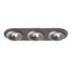 RENDL recessed light SHARM R III recessed brown/pearl gold 230V LED 3x10W 24° 3000K R13247 1