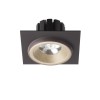 RENDL mennyezeti lámpa SHARM SQ I süllyesztett lámpa gyöngyházarany/barna 230V LED 10W 24° 3000K R13251 2