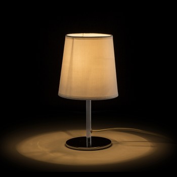 RENDL stolní lampa MINNIE stolní bílá chrom 230V E14 15W R13272 3
