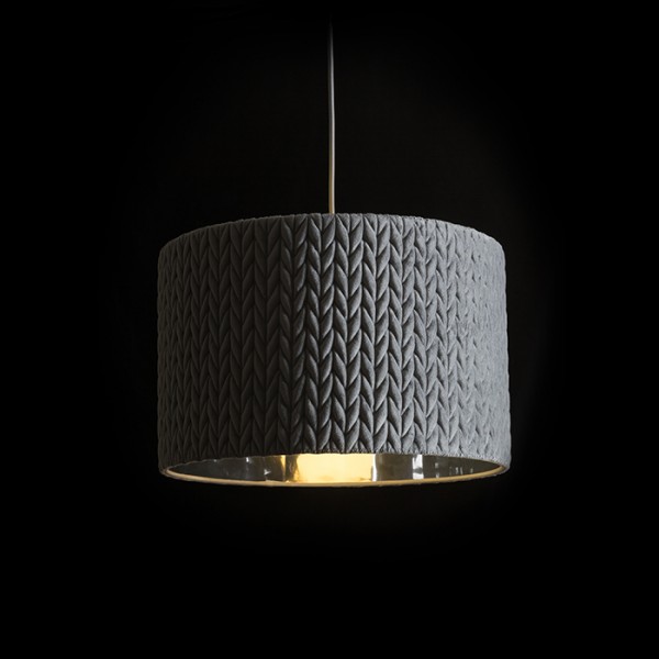 RENDL висяща лампа AINO 40 závěsná šedá chrom 230V LED E27 15W R13275 2