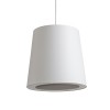 RENDL lámpara colgante POLLOCK colgante blanco/gris luminoso 230V LED E27 15W R13280 4