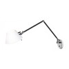 RENDL nástěnná lampa MONTANA nástěnná bílá/černá chrom 230V LED E27 11W R13282 4