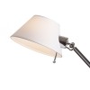 RENDL asztali lámpa MONTANA asztali lámpa fehér/fekete króm 230V LED E27 11W R13283 2