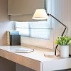 RENDL stolní lampa MONTANA stolní bílá/černá chrom 230V LED E27 11W R13283 3