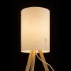 RENDL tafellamp RUMBA tafellamp Witte PVC/Hout 230V E14 11W R13286 4