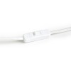 RENDL tafellamp RUMBA tafellamp Witte PVC/Hout 230V E14 11W R13286 5